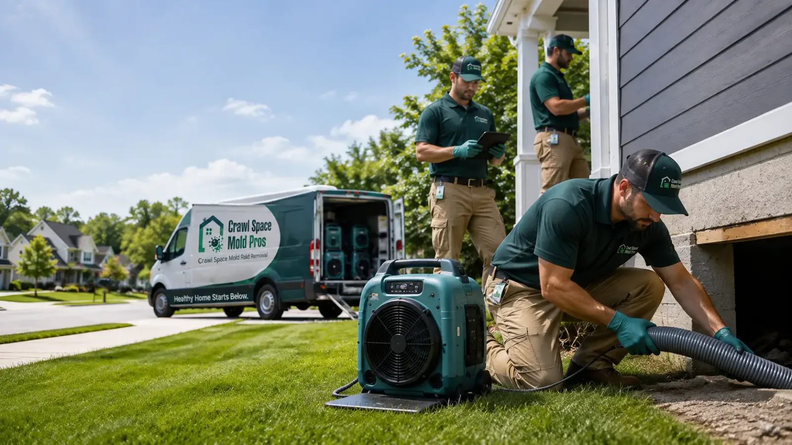 Crawl Space Mold Removal in Ringoes, NJ